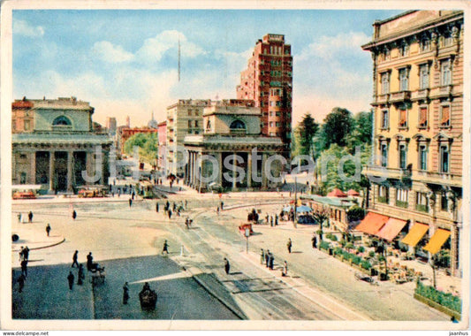 Milano - Milan - Piazzale G Oberdan - Porta Venezia - square - old postcard - 1949 - Italy - used - JH Postcards