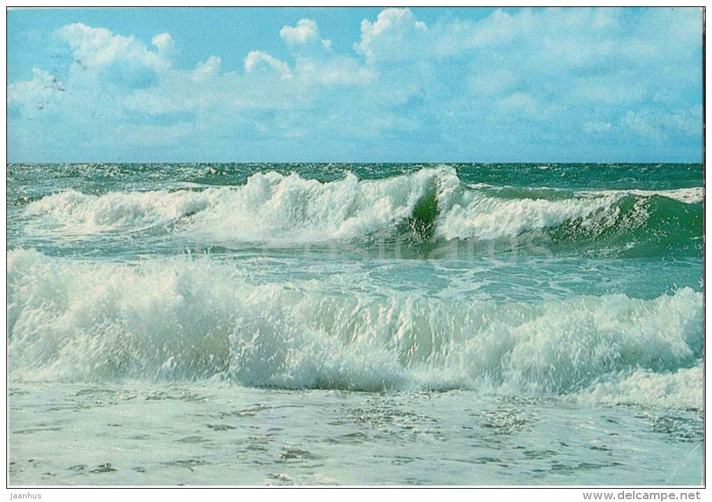 Vesterhavet - The North Sea - Die Nordsee - Denmark - 1981 gelaufen - JH Postcards