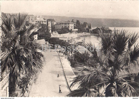 Opatija - 44 - 1954 - old postcard - Yugoslavia - Croatia - used - JH Postcards