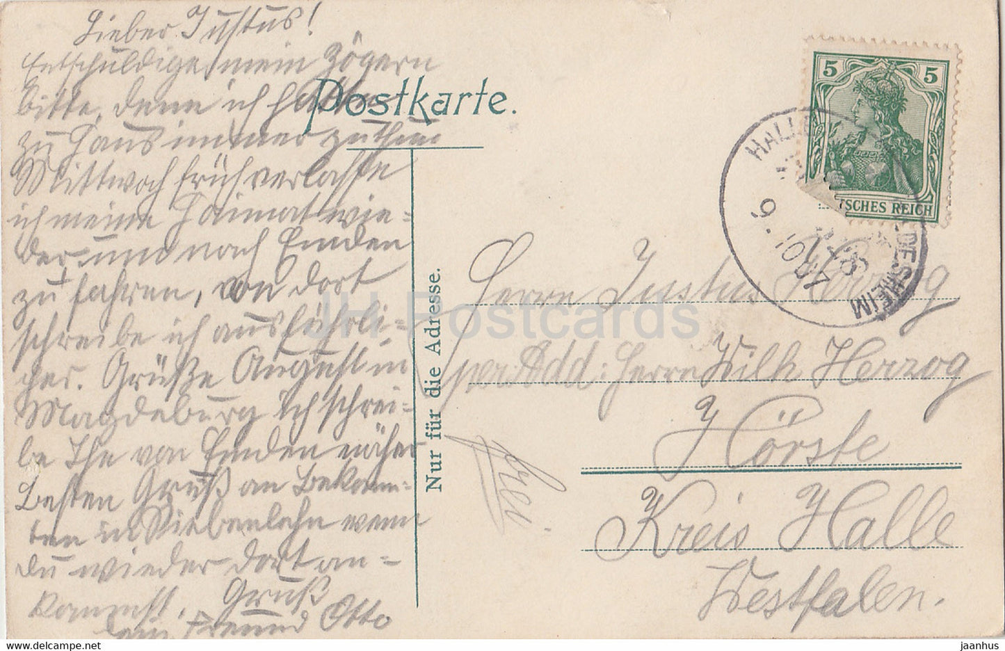 Blankenburg a H - 7302 - carte postale ancienne - Allemagne - utilisé