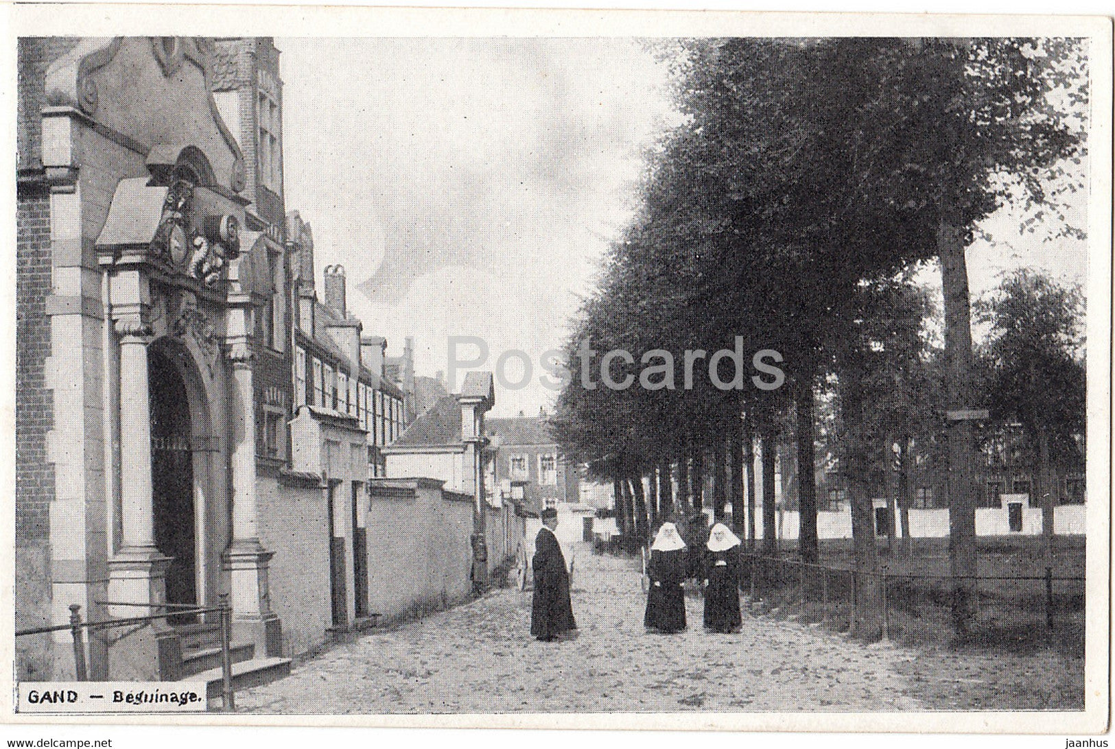 Gand - Gent - Beguinage - old postcard - Belgium - unused - JH Postcards