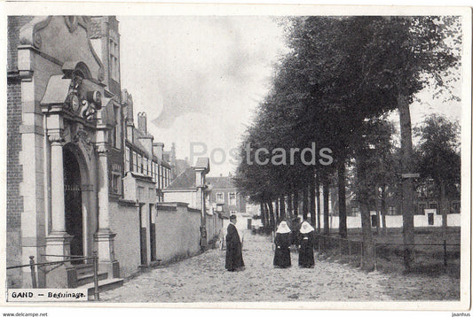 Gand - Gent - Beguinage - old postcard - Belgium - unused - JH Postcards