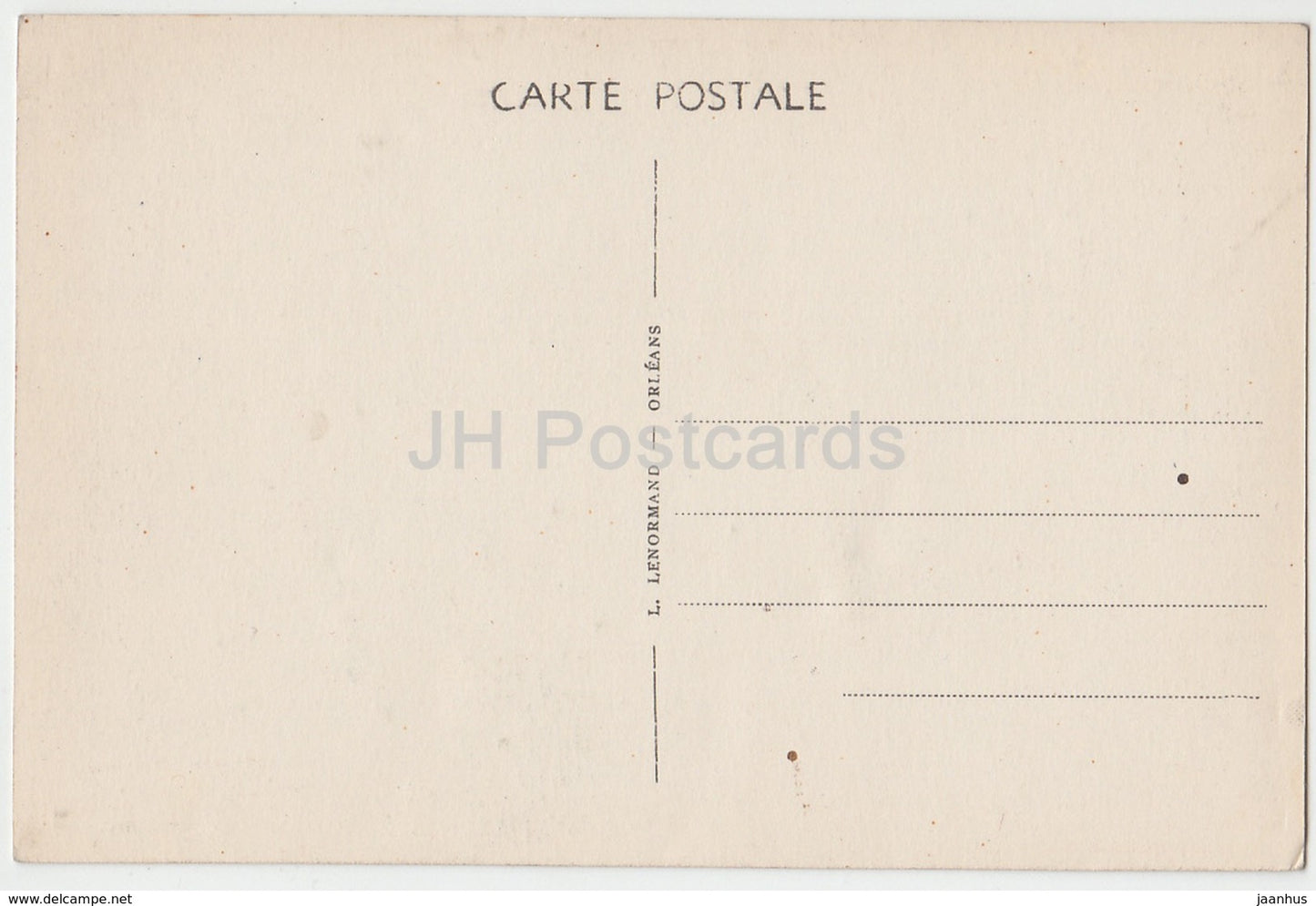 Orleans - Place du Martroi - la statue de Jeanne d'Arc  - monument - old postcard - France - unused