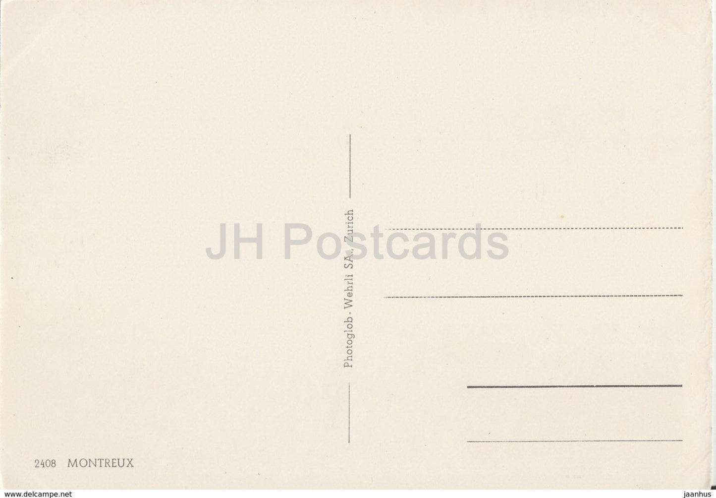 Montreux - 2408 - Switzerland - unused