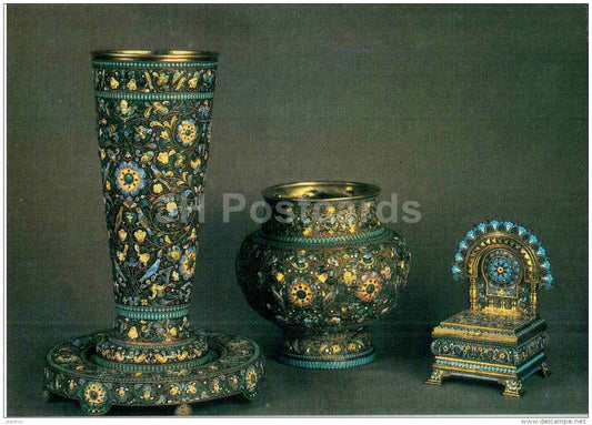 Castor , Ladle - Moscow - Russian Silver Craft - art - 1986 - Russia USSR - unused - JH Postcards