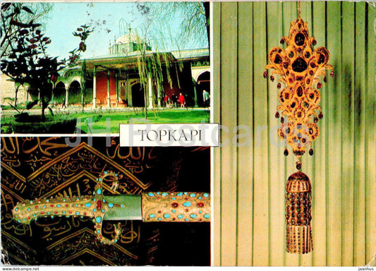 Istanbul - Topkapi Palace - sword - multiview - 34-120 - 1969 - Turkey - used - JH Postcards