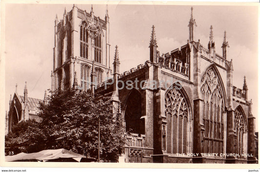 Hull - The Holy Trinity Church - 23 - old postcard - England - 1938 - United Kingdom - used - JH Postcards