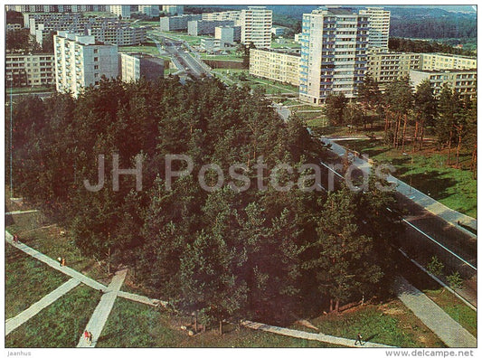 A General view of  Lazdynai - Vilnius - 1975 - Lithuania USSR - unused - JH Postcards