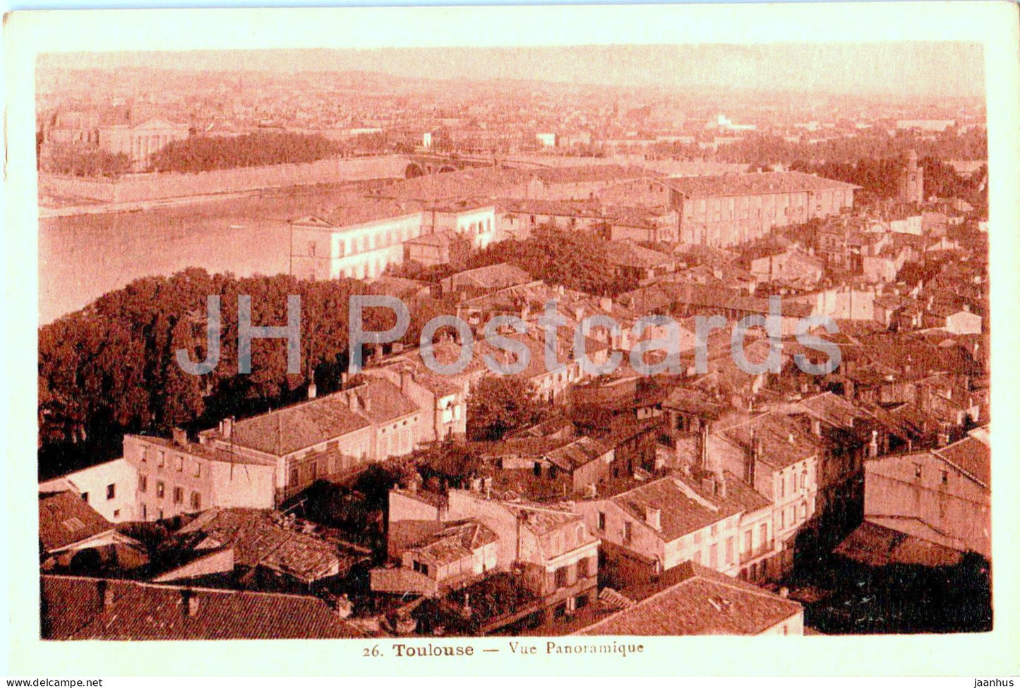 Toulouse - Vue Panoramique - 26 - old postcard - France - unused - JH Postcards