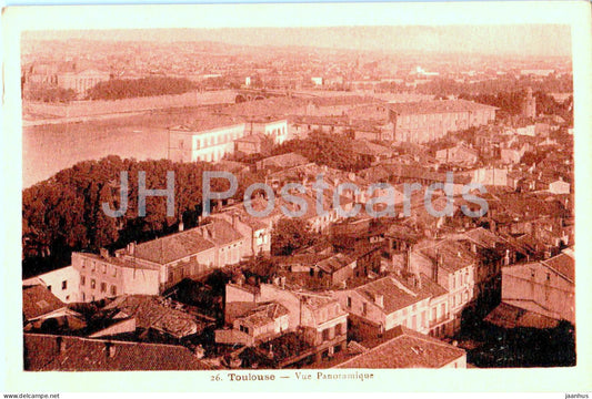 Toulouse - Vue Panoramique - 26 - old postcard - France - unused - JH Postcards