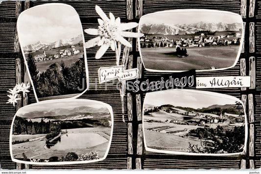 Gruss aus Scheidegg im Allgau - Germany - used - JH Postcards
