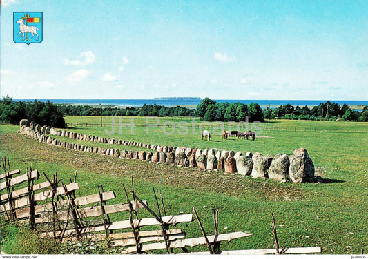 Gotland - Skeppssattning Gannarve - ancient world - Sweden - used - JH Postcards