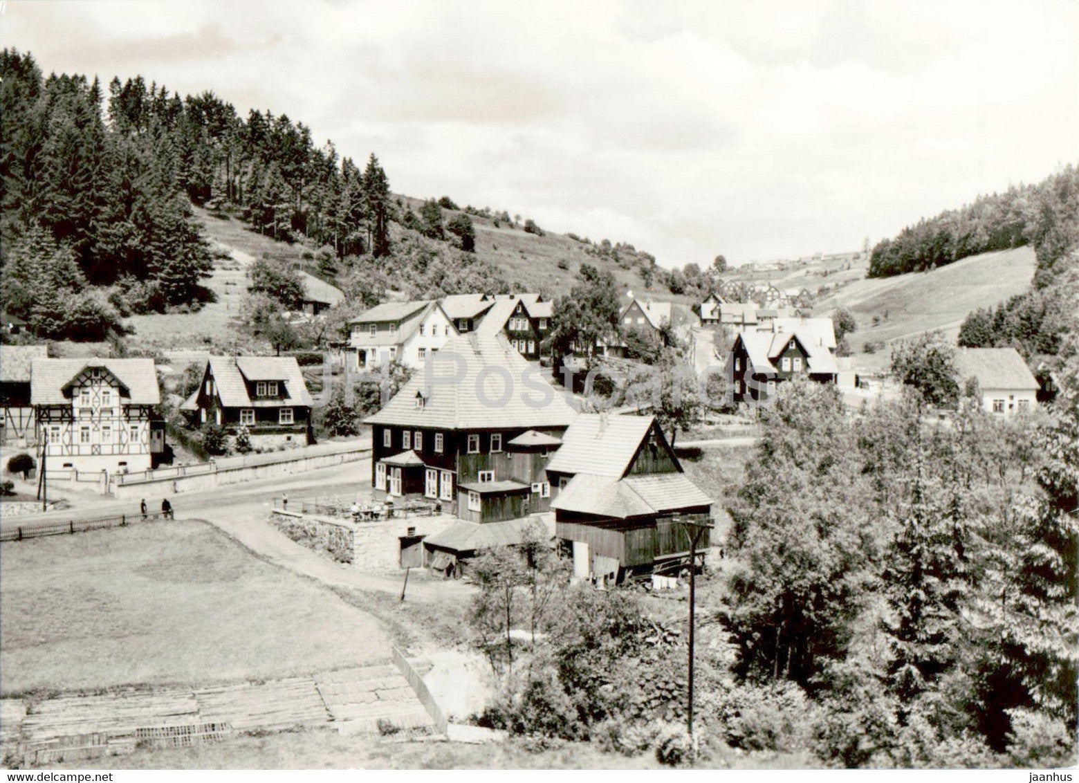 Heubach - Blick von der Schanze - Germany DDR - unused - JH Postcards