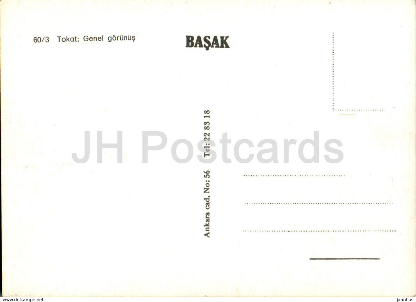 Tokat - Genel Gorunus - general view - 56 - Turkey - unused