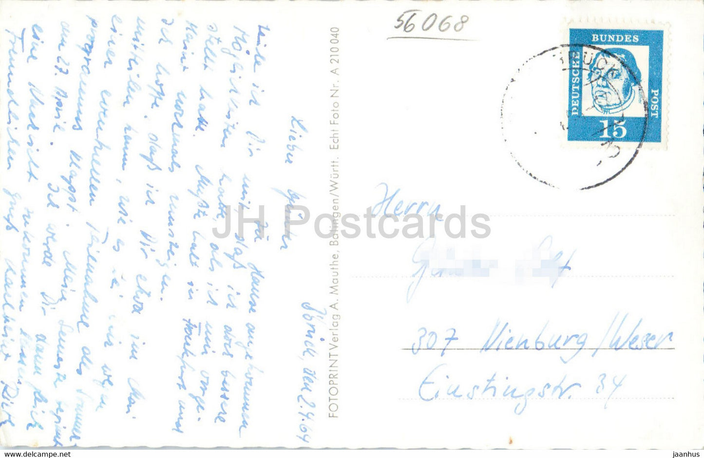 Die Burgen am Rhein - Stolzenfels - Burg Ehrenfels - Burg Rheinstein - Reichenstein - 1964 - Germany - used