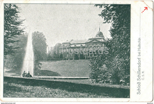 Schloss Schillersdorf bei Hultschin - Silherovice - old postcard - Czech Republic - unused - JH Postcards