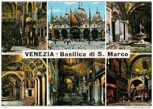 Il Braccio Sinistro , Battistero , Atrio - Basilica di S. Marco - Venezia - Veneto - 616 - Italia - Italy - unused - JH Postcards