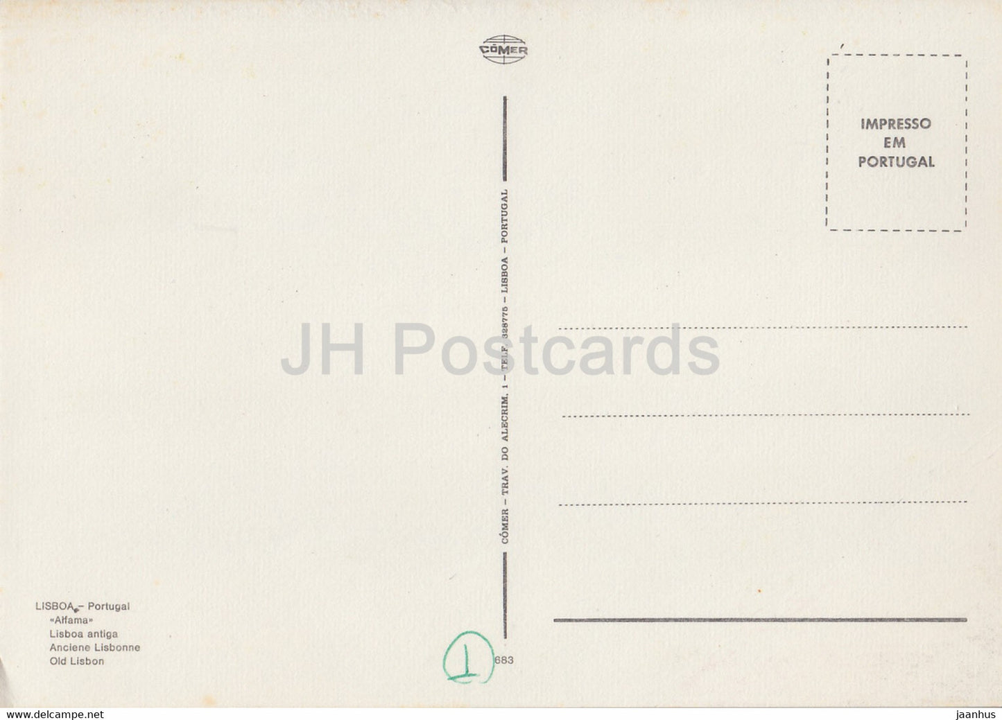 Lisboa - Alfama - Vieux Lisbonne - Portugal - inutilisé