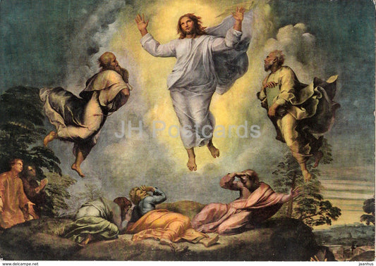 painting by Raphael - The Transfiguration - Vatican - Italian art - Italy - unused - JH Postcards