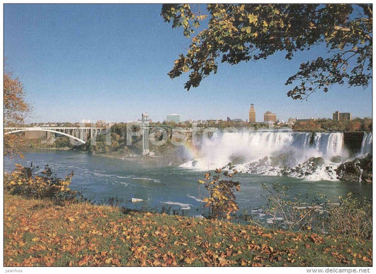 The Gorge Observation Tower - waterfall - Niagara Falls - Canada - unused - JH Postcards