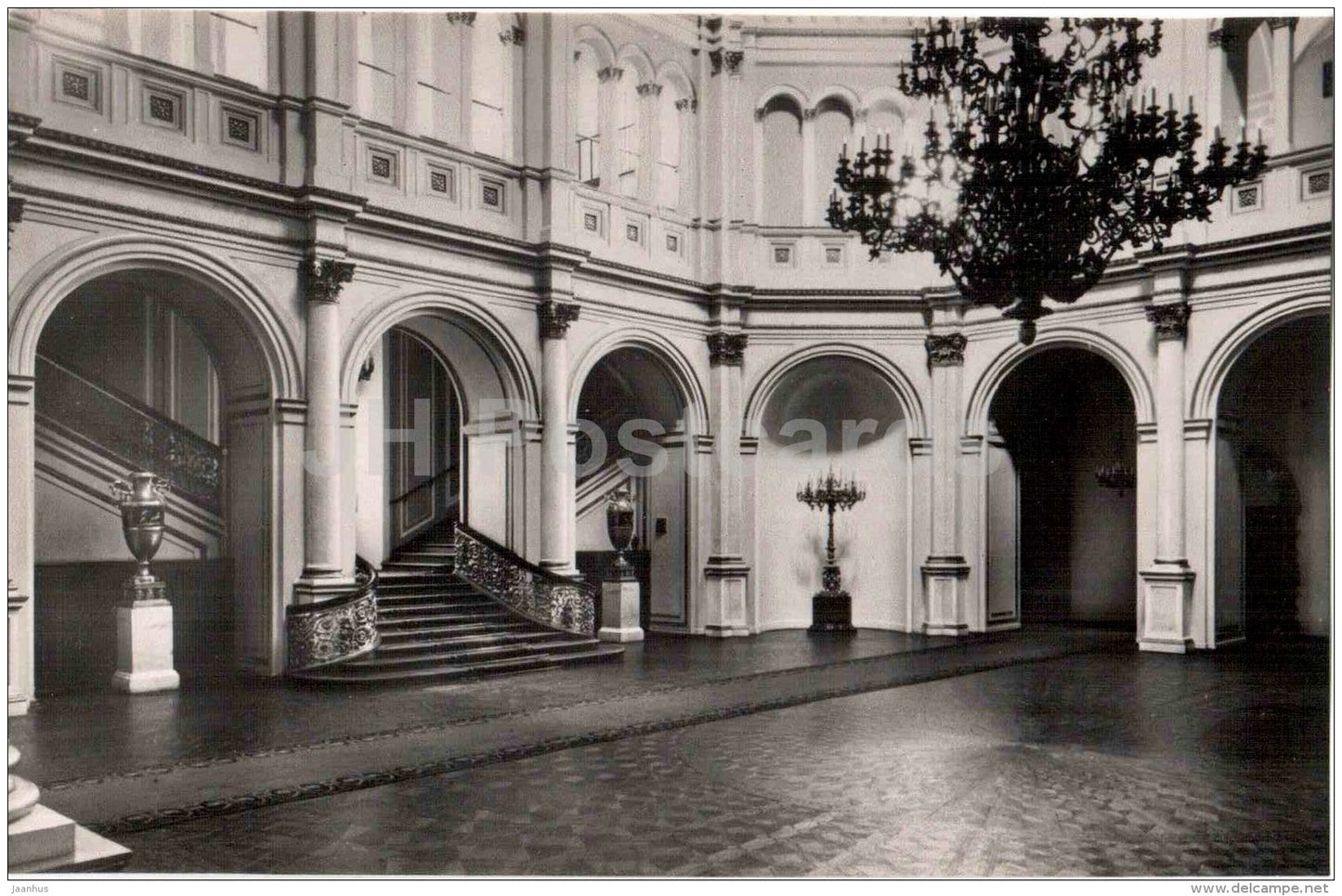 Vladimir Hall - Vladimirsky Hall - Grand Kremlin Palace - Moscow Kremlin - 1956 - Russia USSR - unused - JH Postcards