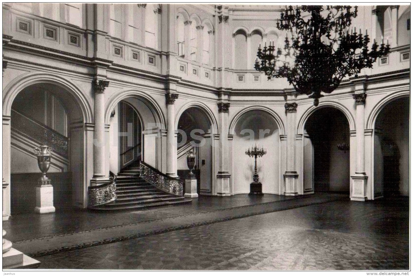 Vladimir Hall - Vladimirsky Hall - Grand Kremlin Palace - Moscow Kremlin - 1956 - Russia USSR - unused - JH Postcards