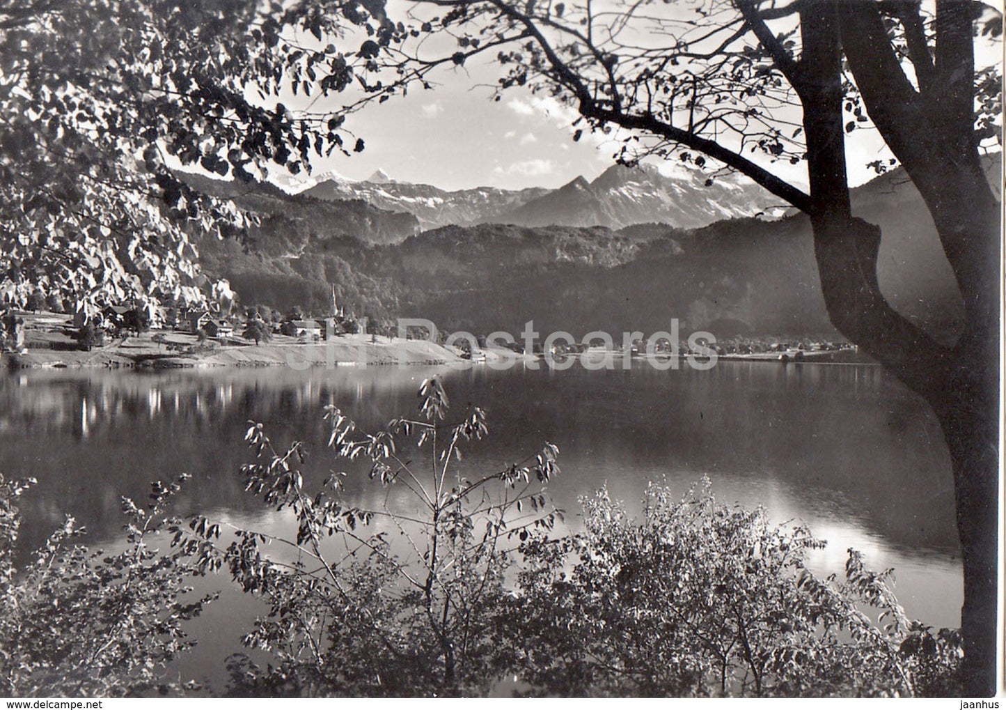 Abendstimmung am Lungernsee - 267 - 1956 - Switzerland - used - JH Postcards