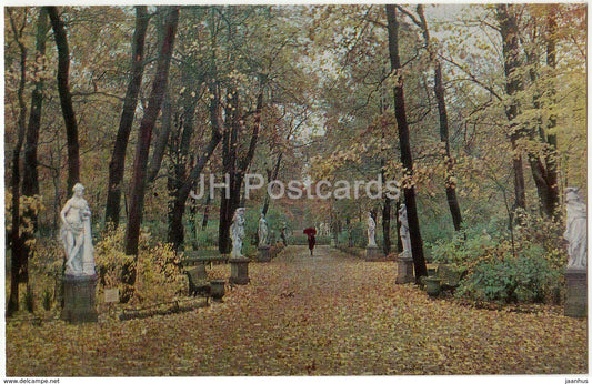 Leningrad - St- Petersburg - Summer Gardens - Autumn - 1971 - Russia USSR - unused - JH Postcards