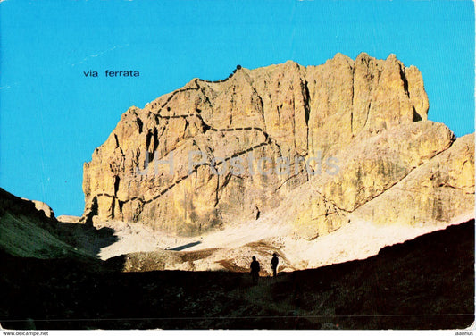 Catinaccio D' Antermoia 3004 m - Kesselkogel - Via Ferrata - Italy - unused - JH Postcards
