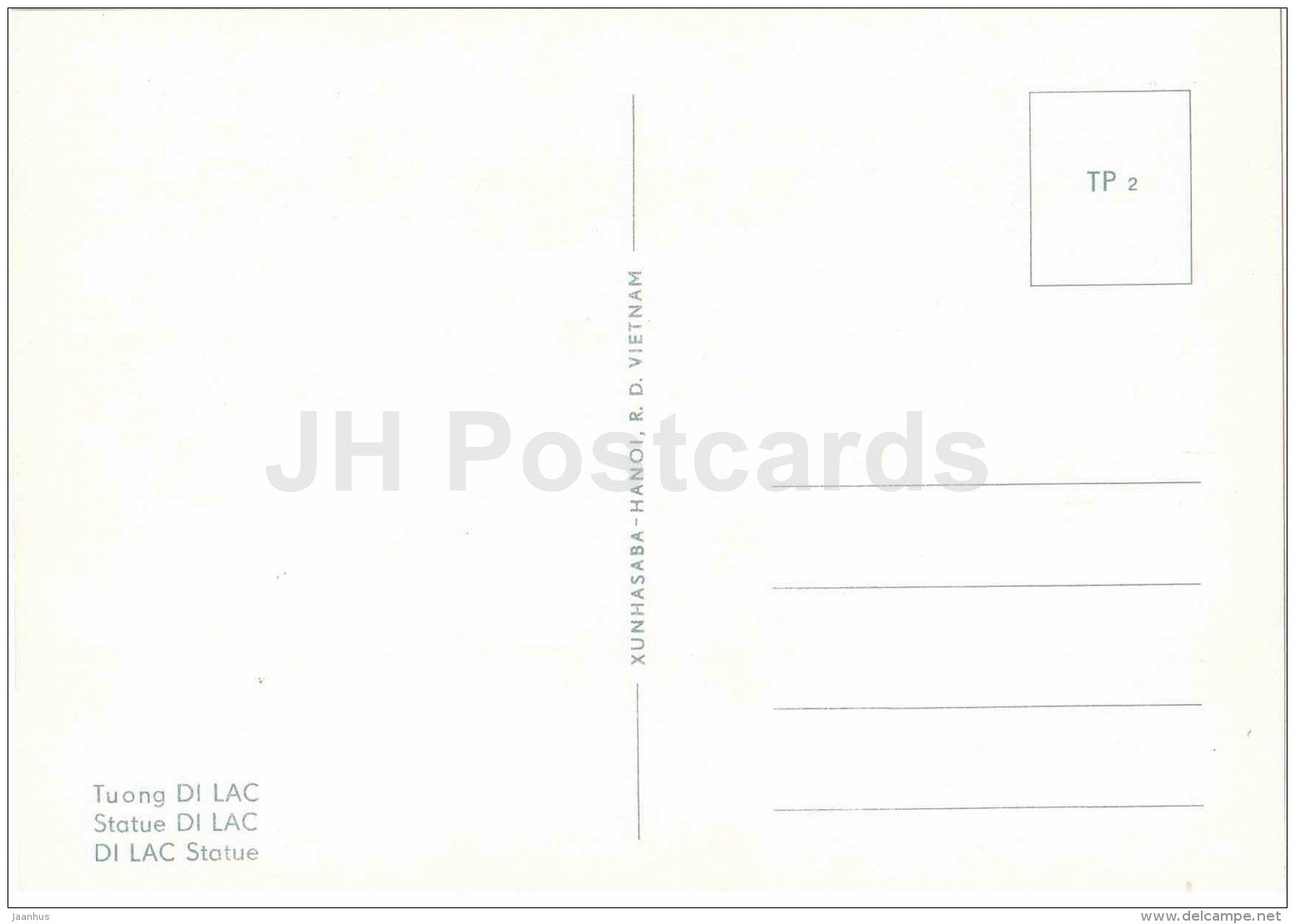 statue Di Lac - Tay Phuong Pagoda - sculptures figures - Buddhism - religion - Vietnam - unused - JH Postcards