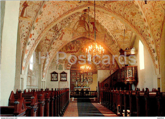 Keldby Kirke pa Mon - church - MO 12 - Denmark - unused - JH Postcards