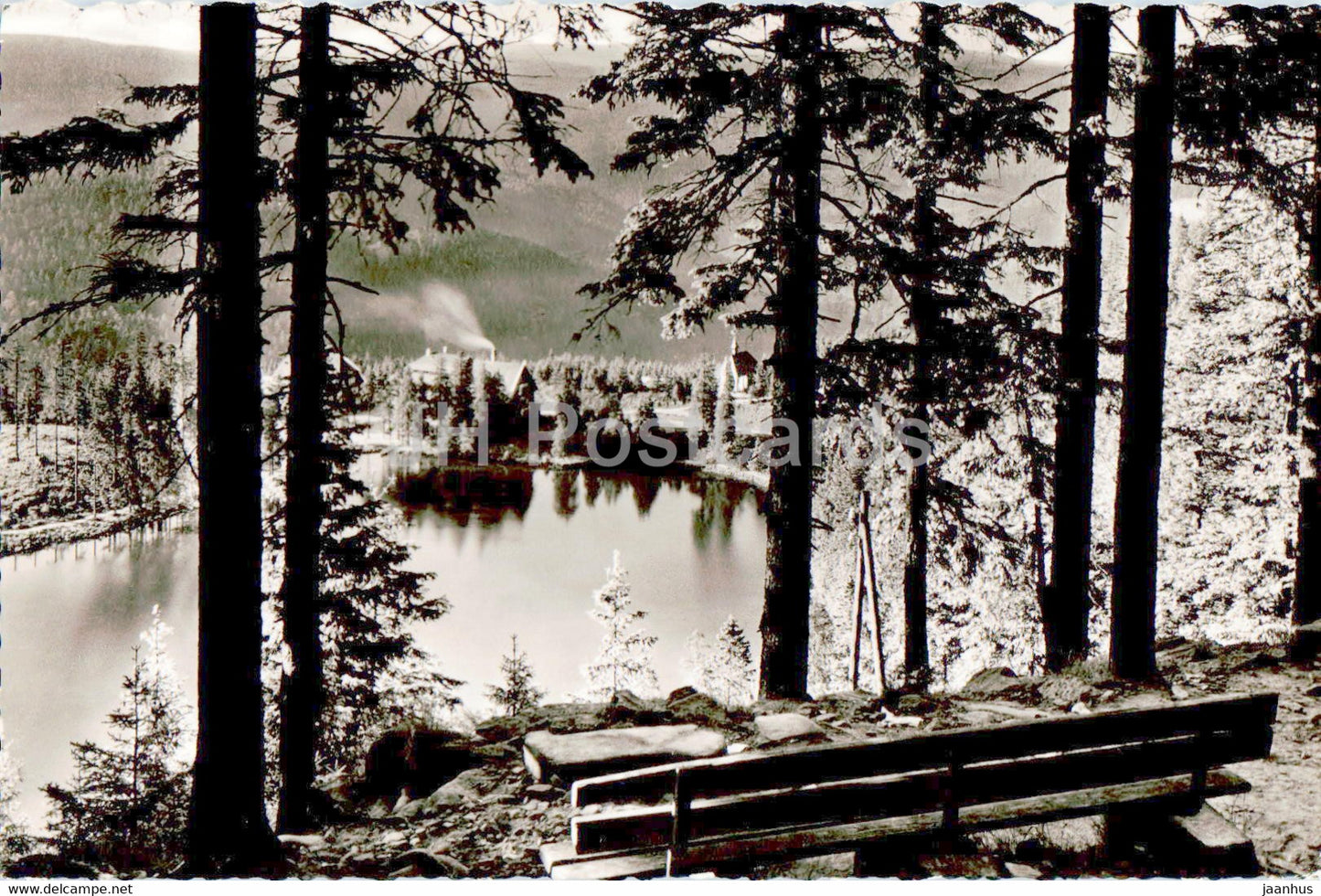 Mummelsee nordl Hochschwarzwald 1030 m - old postcard - Germany - unused - JH Postcards