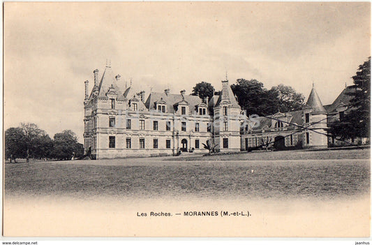 Morannes - Les Roches - castle - old postcard - France - used - JH Postcards