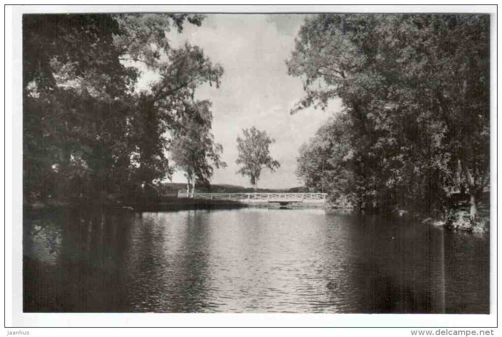 Pond - Mikhaylovskoye Museum Reserve - 1988 - Russia USSR - unused - JH Postcards