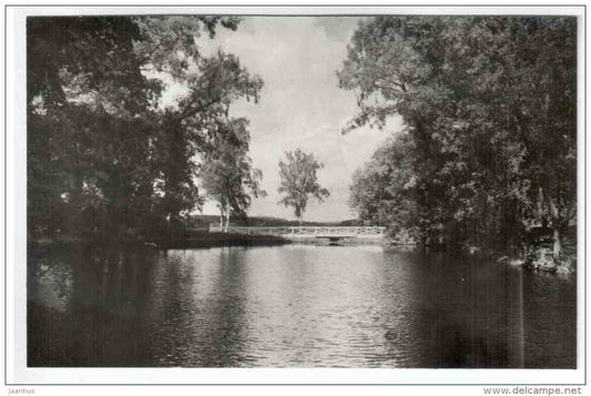 Pond - Mikhaylovskoye Museum Reserve - 1988 - Russia USSR - unused - JH Postcards