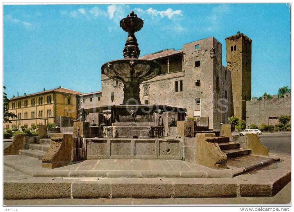Piazza della Rocca - Rocca Square - Viterbo - Lazio - 19406 - Italia - Italy - unused - JH Postcards