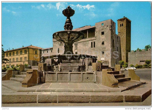 Piazza della Rocca - Rocca Square - Viterbo - Lazio - 19406 - Italia - Italy - unused - JH Postcards