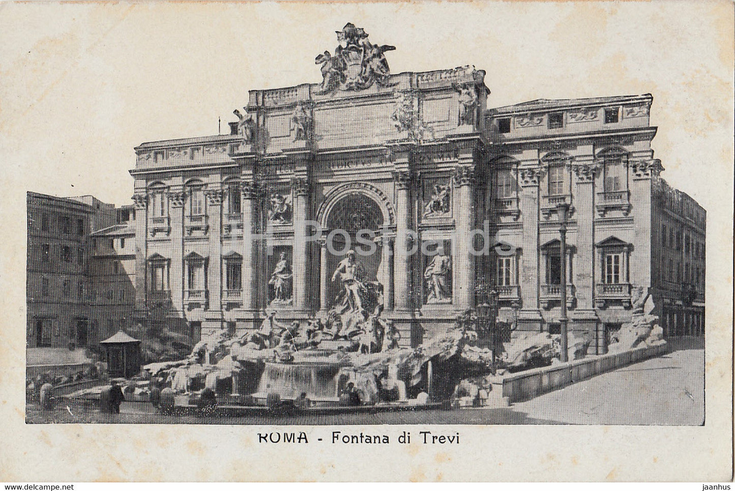 Roma - Rome - Fontana di Trevi - 1 - old postcard - Italy - unused - JH Postcards