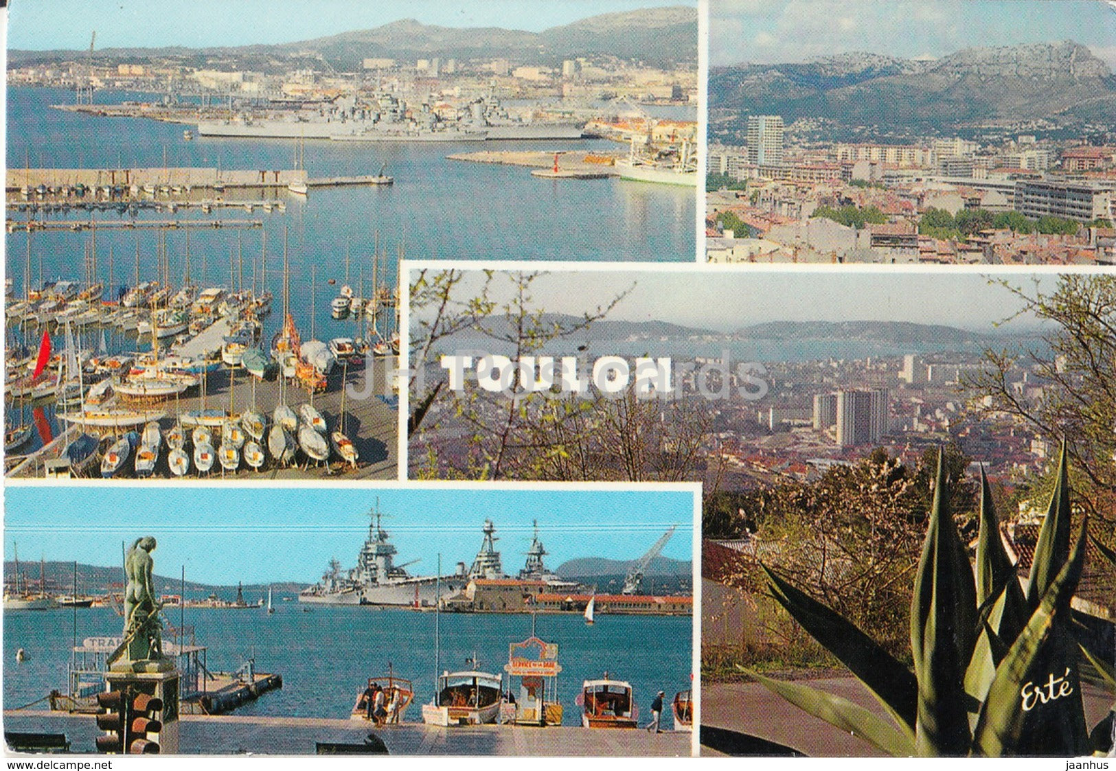 Toulon - Panoramas du Port - de la Ville et de la Rade - 857 -  multiview - France - used - JH Postcards