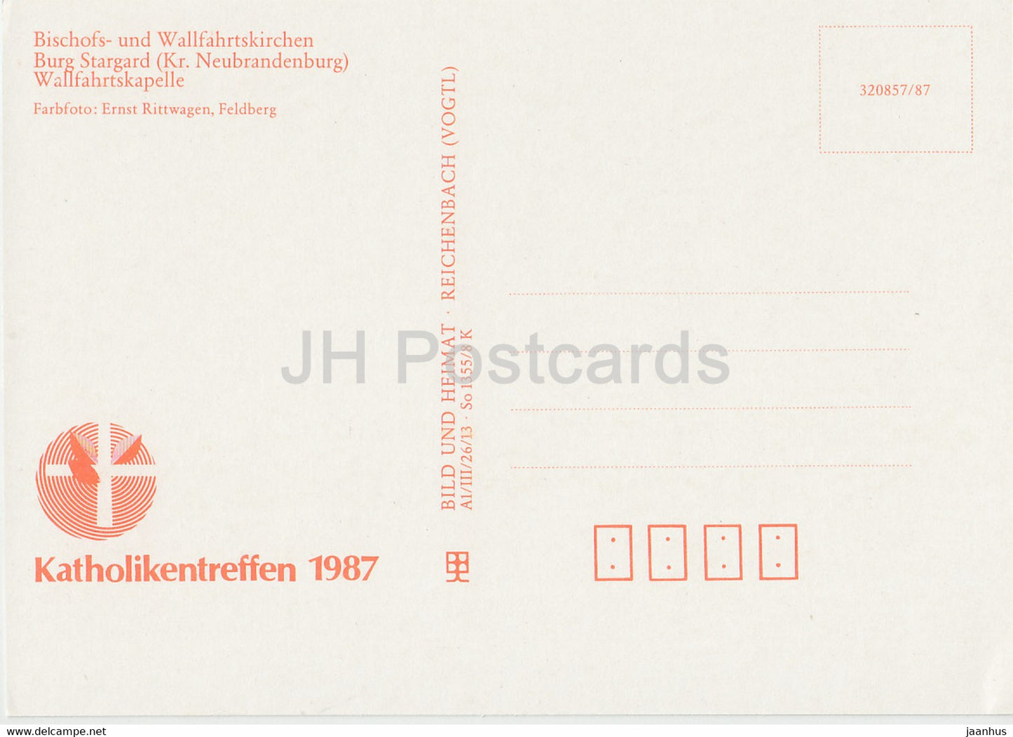 Burg Stargard - Wallfahrtskapelle - Bischofs- und Wallfahrtskirchen - church - 1987 - DDR Germany - unused