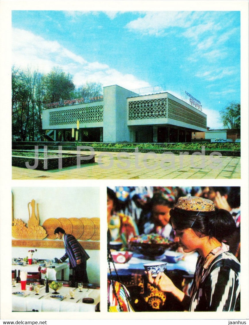 Dushanbe - Farokhat cafe - 1974 - Tajikistan USSR - unused - JH Postcards