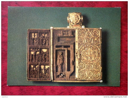 Gold and Silverwork in old Russia - Triptych, 1456 - 1983 - Russia - USSR - unused - JH Postcards