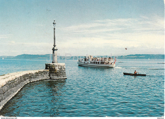 Neuchatel - Sortie du Port - passenger boat - 13621 - 1971 - Switzerland - used - JH Postcards
