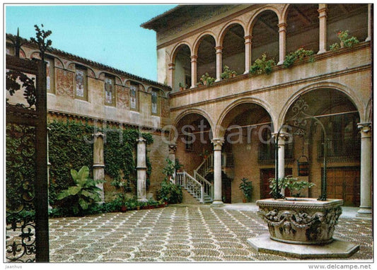 Palazzo Terrachini , cortile interno - Terrachini Palace - Reggio Emilia - Emilia-Romagna - Italia - Italy - unused - JH Postcards