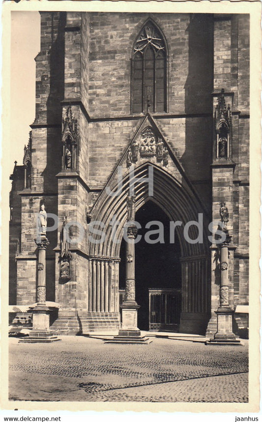 Freiburg i Br - Munster - 538 - cathedral - old postcard - Germany - unused - JH Postcards