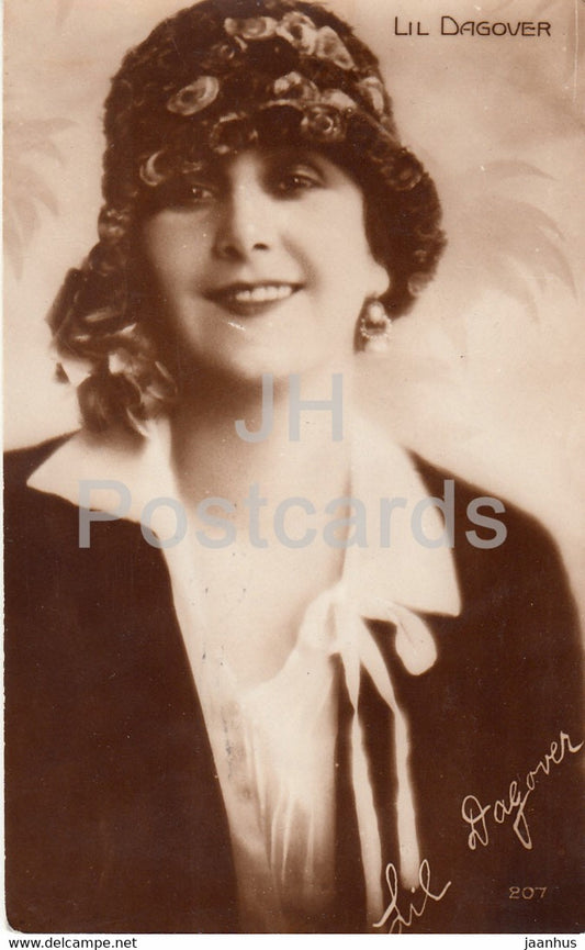 German actress Lil Dagover - Film - Movie - 207 - 1939 - France - old postcard - used - JH Postcards