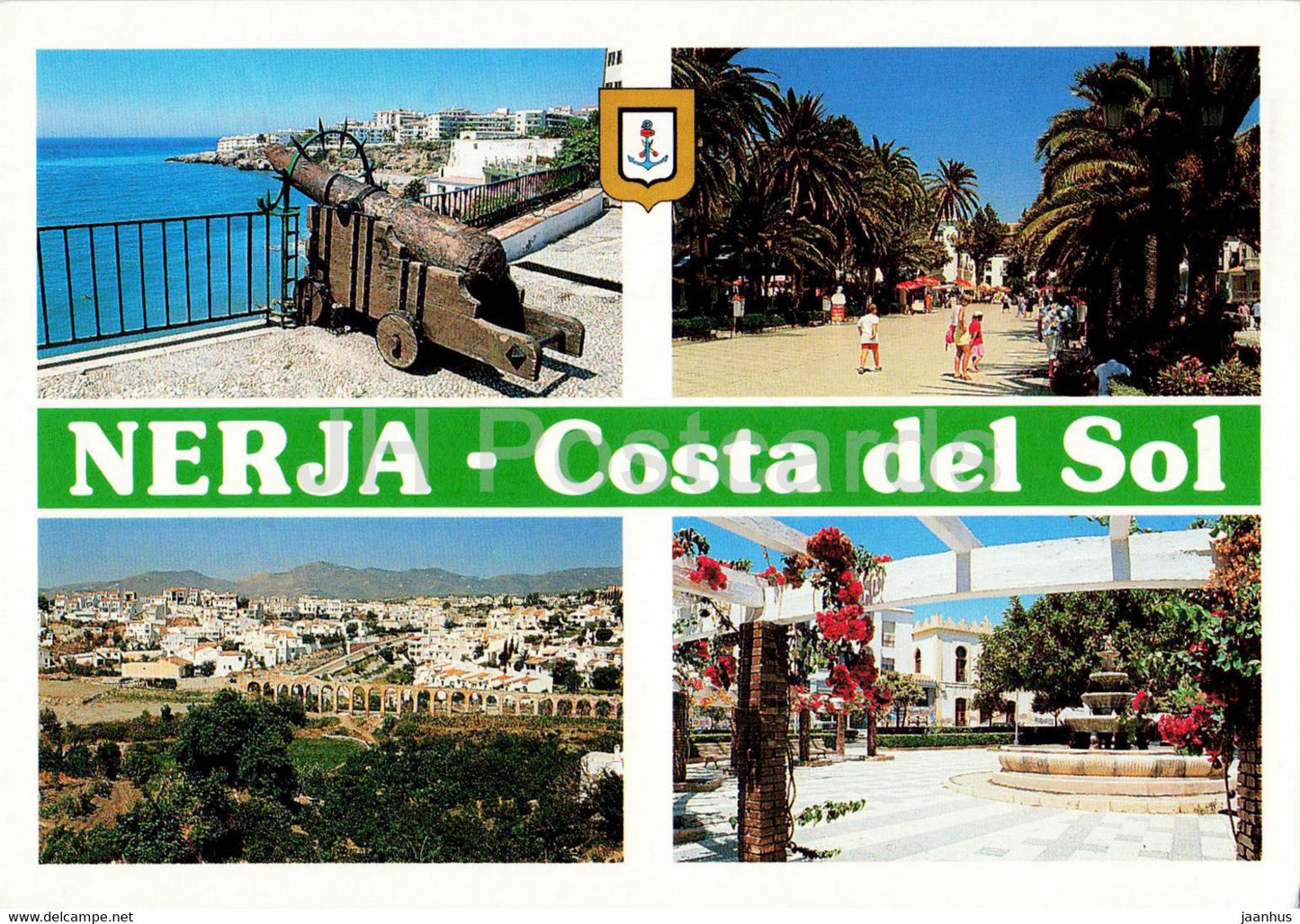 Nerja - Costa del Sol - Diversos Aspectos - cannon - multiview - Spain - used - JH Postcards