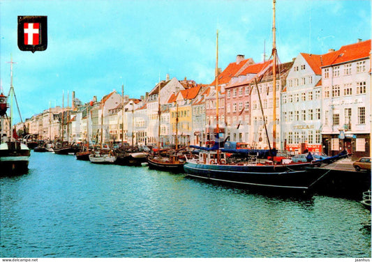 Copenhagen - Kobenhavn - Nyhavn - sailing ship - 167 - Denmark - unused - JH Postcards