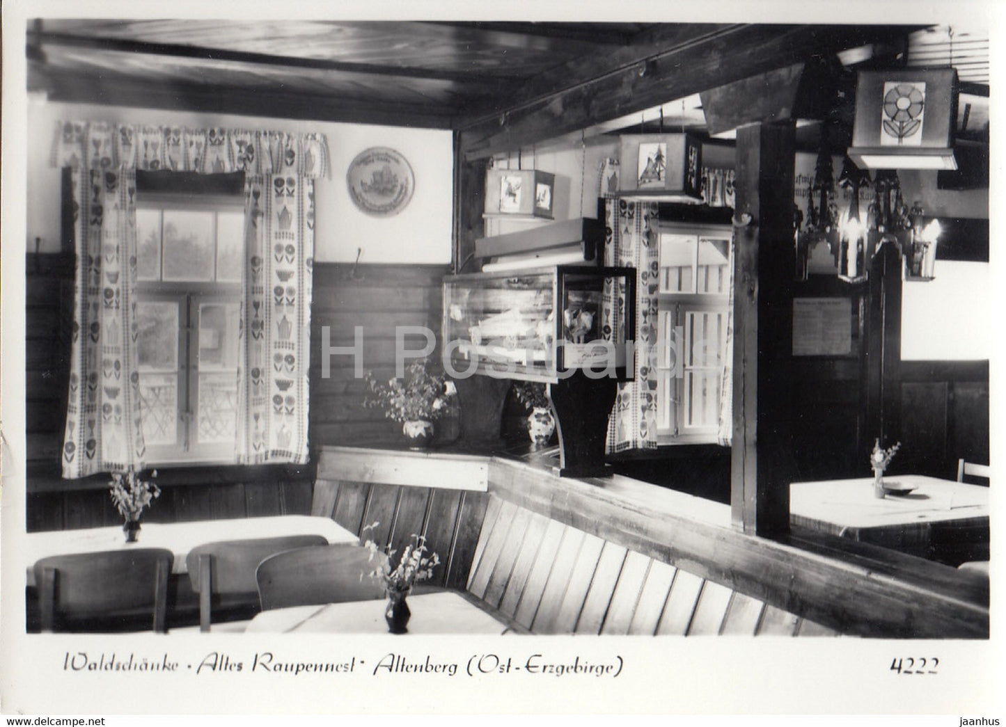 Waldschanke - Altes Raupennest - Altenberg - 4222 - Germany DDR - unused - JH Postcards