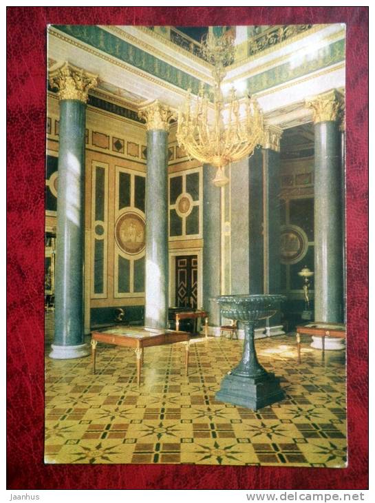 Leningrad - St. Petersburg - New Hermitage. Twelve Columns Hall - 1968 - Russia - USSR - unused - JH Postcards